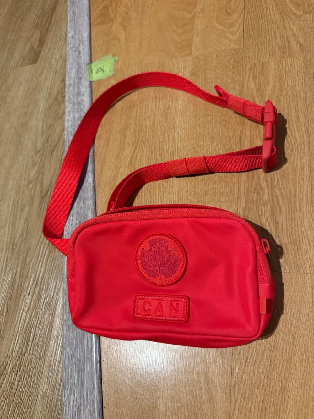 lululemon athletica Red Compact Crossbody Pouch